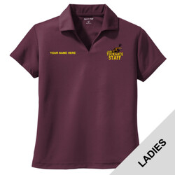 L469 - N123E020 - EMB - Tuckahoe Staff Ladies Wicking Polo